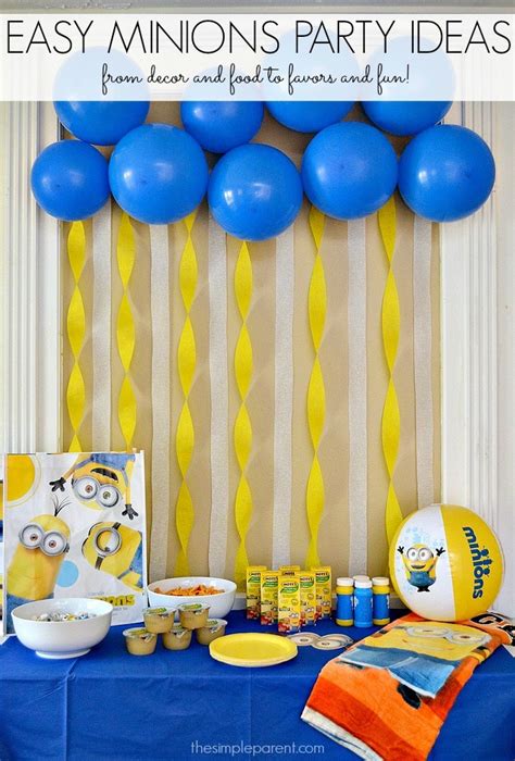 Minions Party Theme Ideas At Getkhalilblog Blog