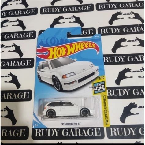 Jual Hot Wheels Honda Civic Ef Putih Tampo Greedy Shopee Indonesia
