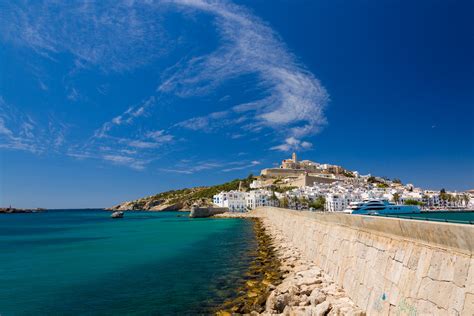 ibiza town view  stock photo public domain pictures