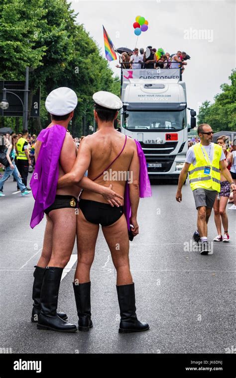 Berlin Mitte Nd July Christopher Street Day Csd Gay Pride Parade Demonstration