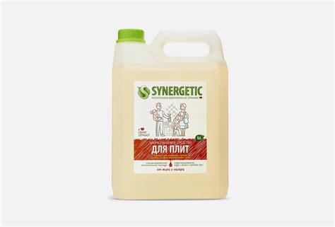 Synergetic Средство для чистки плит и духовок от жира и нагара 5000 мл ...