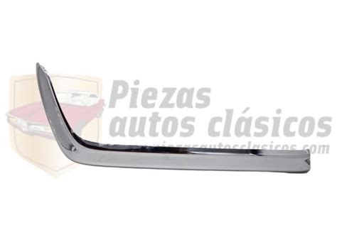 Moldura Derecha Cromada Paragolpes Delan Piezasautosclasicos