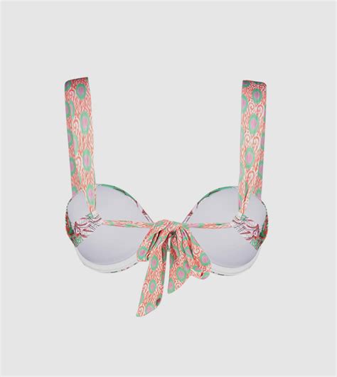 Buy Trendyol Floral Print Push Up Covered Bikini Top In Multiple Colors 6thStreet Qatar