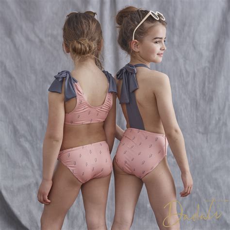 Bikini Rayos Coral Creciendo Juntos Elvi