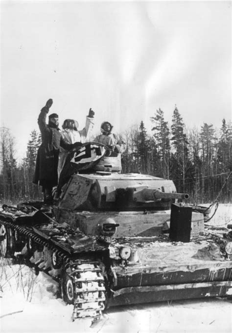 The Crew Of The German Tank Pz Kpfw III Ausf J 50 Mm KwK 38 L 42 Gun