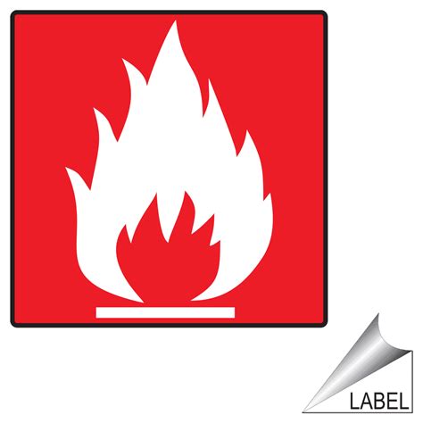 flammable symbol label label sym   flammable