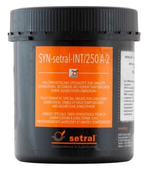 Заказать смазка высокотемпературная pfpe/ptfe syn-setral-int/250 a-2 от ...