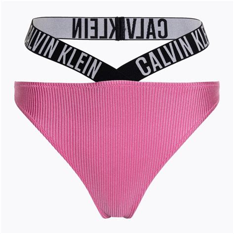 Dół od stroju kąpielowego Calvin Klein High Leg Cheeky Bikini bold pink KW0KW02391TOZ