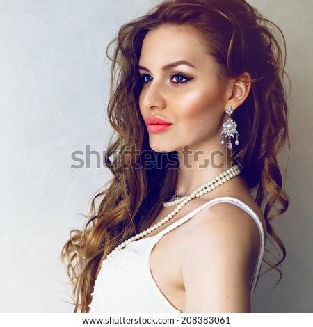 Beautiful Nude Long Hair Brunette Woman Stock Photo 100304879 Shutterstock
