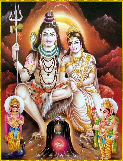 Bhagwan Shiva Family Photos | Best Shiva Family Images