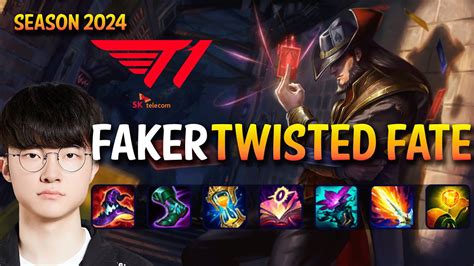 T1 Faker TWISTED FATE Vs OTP KATARINA Mid Patch 14 3 KR Ranked