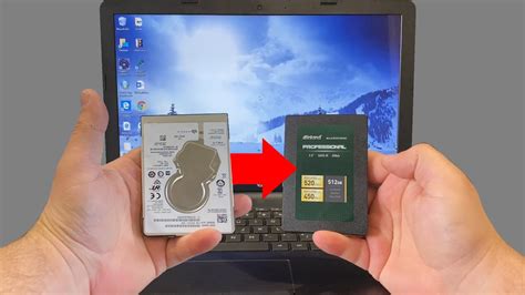 How To Upgrade Laptop Hard Drive To Ssd Youtube