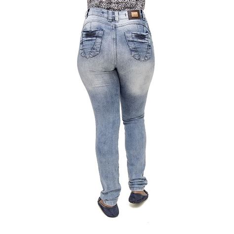 Calça Jeans Feminina Planeta Hot Pants Clara Cintura Alta Compre Agora Ane Jeans 12 Anos
