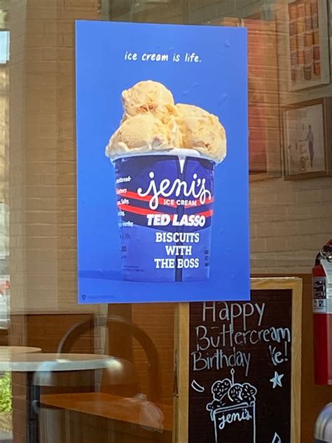 Menu at Jeni's Splendid Ice Creams, Durham