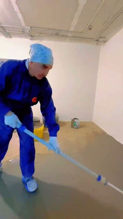 Самовыравнивающий наливной пол. Дал задание до обеда, чтобы сами ...