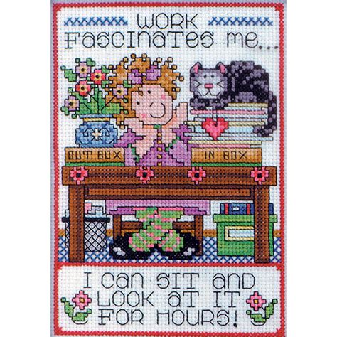 Work Counted Cross Stitch Kit X Count Walmart