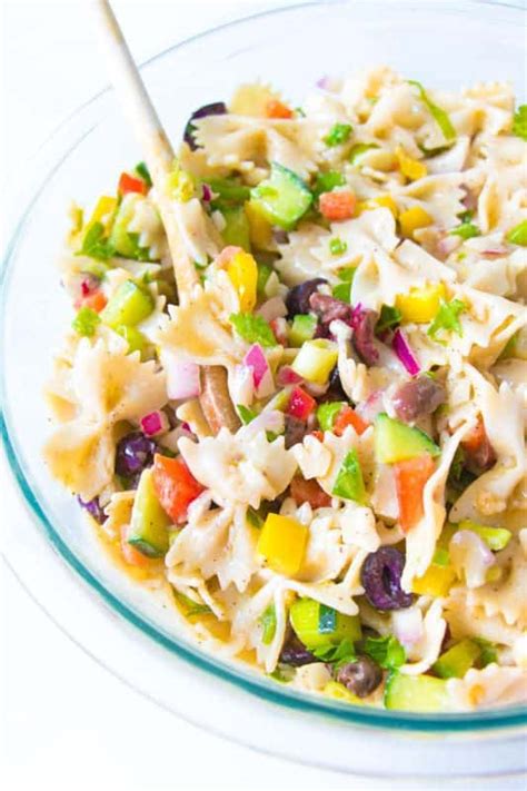 Vegan Mediterranean Pasta Salad Eating By Elaine