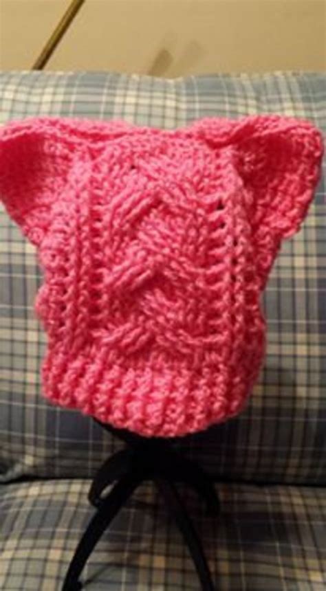 Pussyhat Pussy Hat Project Cat Ears Hat Pink Cat Ears Hat Womens March Womens Rights Cat