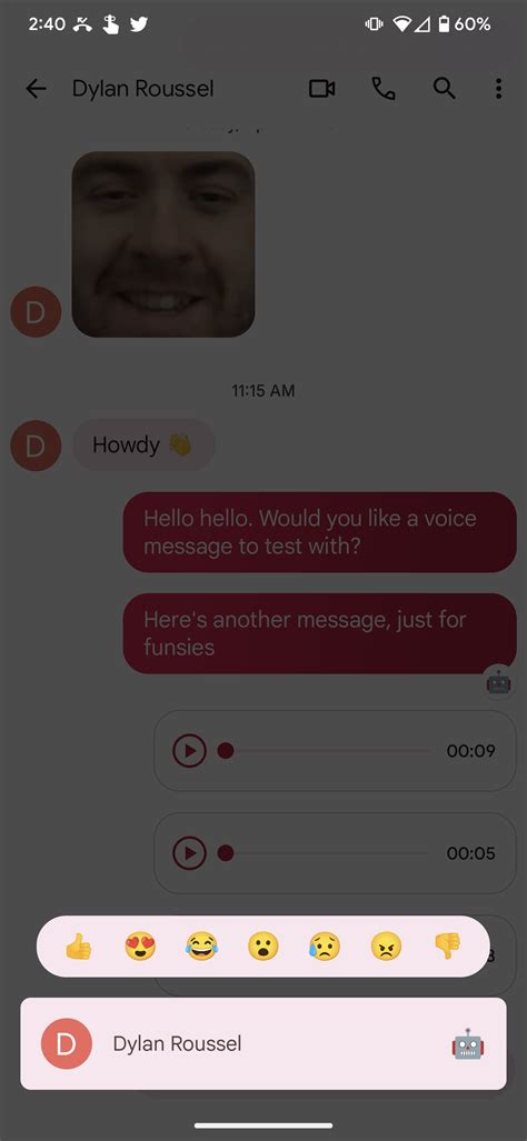 Google Messages starts rolling out full emoji reactions