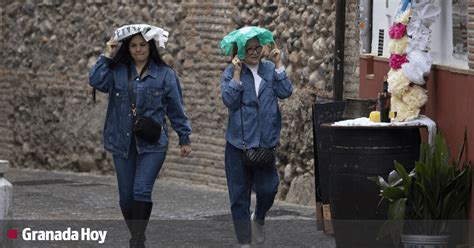 Tiempo En Granada La Lluvia De Resaca En Granada