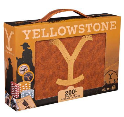 Yellowstone 200-Piece Poker Set with Custom Carrying Case | RPS Toys