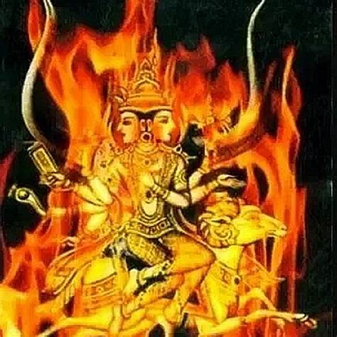 Agni: Hindu God Of Divine Illumination And One Of The Three Supreme ...