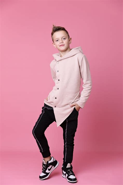 ASYMETRYCZNA BLUZA ROZPINANA NUDE DZIECI CHŁOPIEC BLUZY DZIECI DZIEWCZYNKA BLUZY