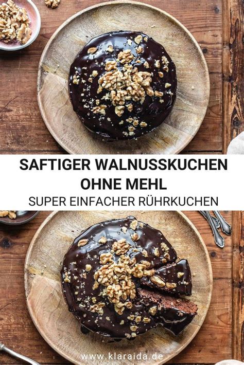 Walnusskuchen Nusskuchen Ohne Mehl Klara Ida Rezept