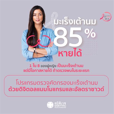 [E-Voucher] โปรแกรมตรวจหามะเร็งเต้านม Digital Mammogram with Ultrasound