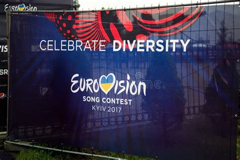 Official Logo Of Eurovision Song Contest Editorial Photo Image