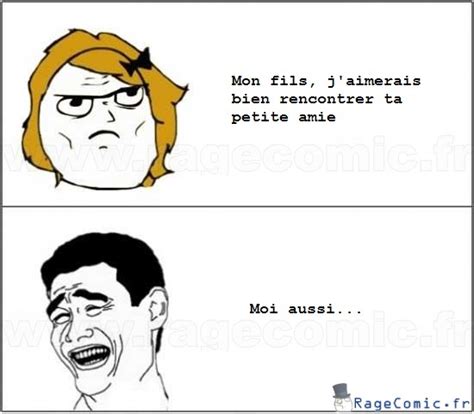 La Petite Amie Fuck That Rage Comics Francais Troll Face