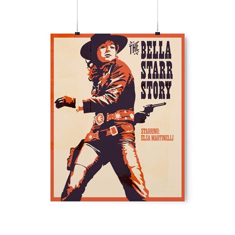 The Bella Starr Story Poster - Etsy