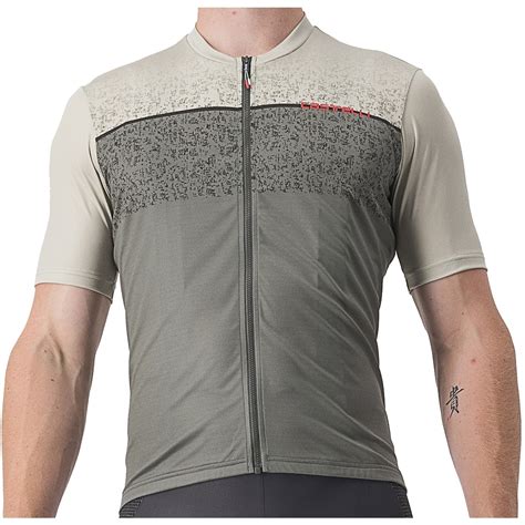 Castelli Maillot De Manga Corta Hombre Unlimited Entrata Travertine