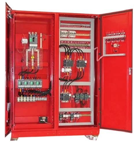 50 Hertz Mild Steel Body Fire Pump Control Panel Application