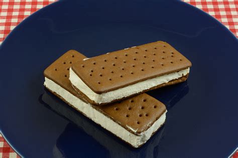 Two Frozen Ice Cream Sandwiches Stock Photo - Download Image Now - iStock