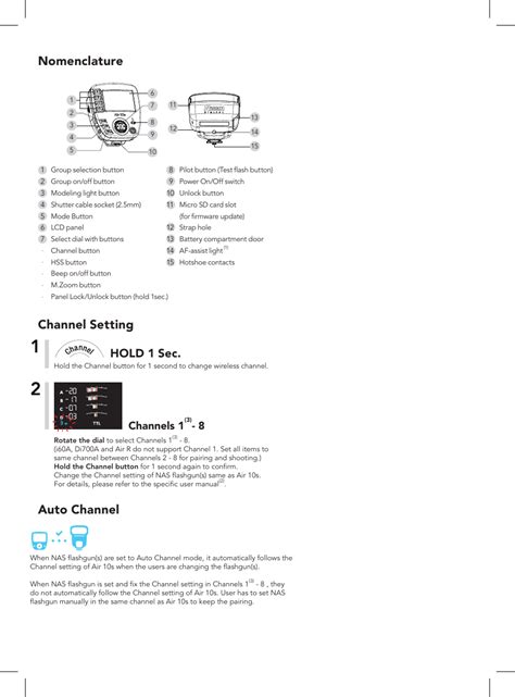 Leica Camera Flash Commander User Manual Air S Quick Manual V