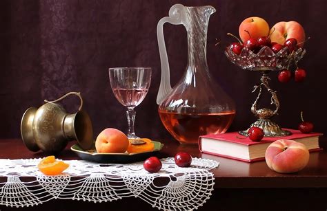 Пазл компот и черешня - разгадать онлайн из раздела "Натюрморты" бесплатно