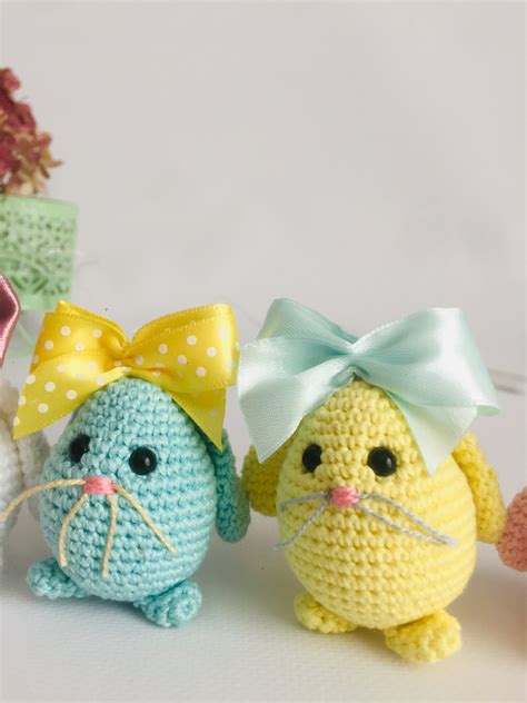 Crochet Pattern Easter Egg Bunny Inspire Uplift