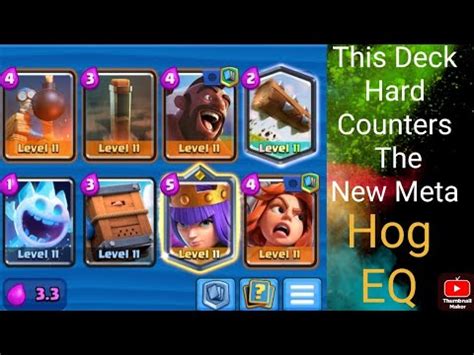 This Deck Hard Counters The New Meta Deck Hog Eq Youtube