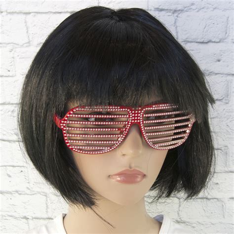 Очки Жалюзи со стразами красные – низкие цены, кредит, оплата частями в ...