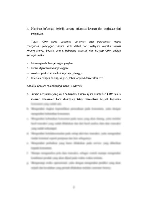 SOLUTION: Analisis customer relationship marketing - Studypool