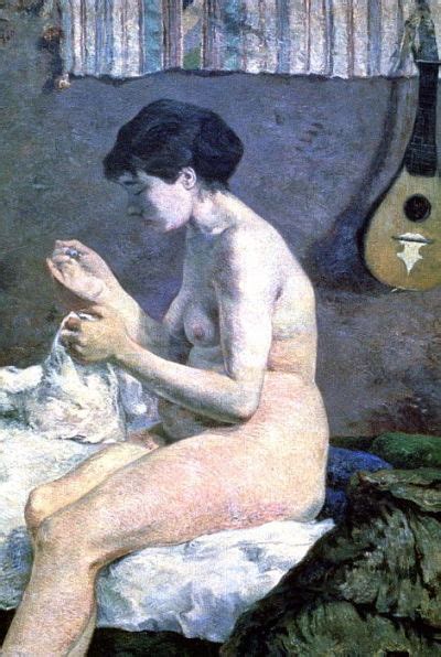 Study Of A Nude By Paul Gauguin Oil Painting Tumbex