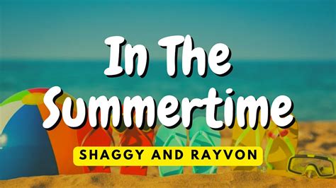 In The Summertime Shaggy And Rayvon Lyrics Youtube