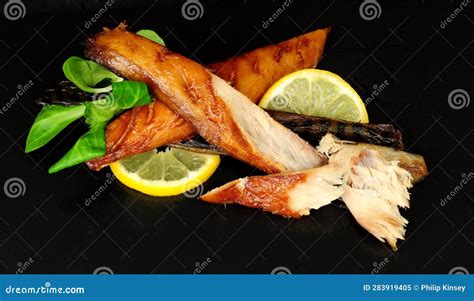 Hot Smoked Mackerel Fish Fillets Stock Image Image Of Smoked Group 283919405