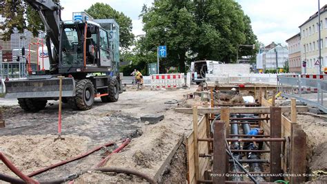 Ausbau Der August Bebel Stra E Zwischenbericht Der Stadt Bernau