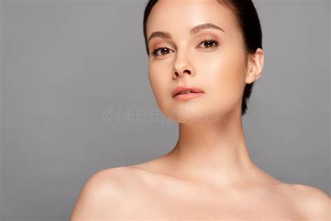 Beautiful Naked Woman With Perfect Skin Stock Photo Image Of Adult Gray 191945946