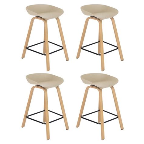 Kit Banquetas M Dias Bancada Cozinha Cassia Bd Cm Nude Leroy Merlin