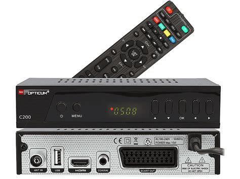 RED OPTICUM C200 HD Kabelreceiver Kabelreceiver (HDTV, DVB-C, DVB-C2 ...