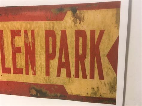 Rare Burke Glen Amusement Park Monroeville Pa Red White Location