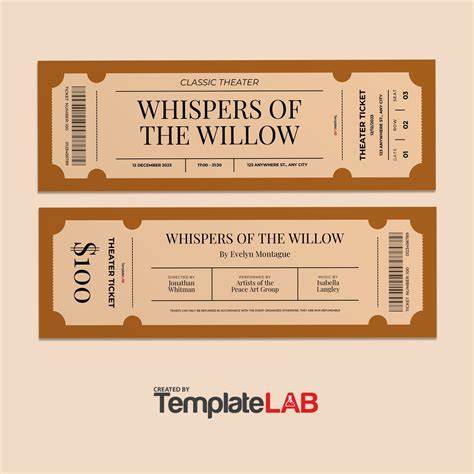 12 FREE Event Ticket Templates (Word, PowerPoint, PSD)